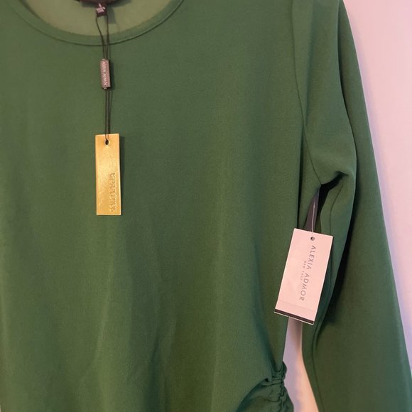 NWT Alexia Admor Nikki Side-Ruched Dress - Picture 6 of 8